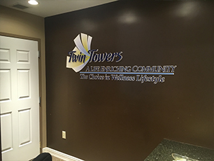 Dimensional Displays and Lettering, Cincinnati, Ohio, Twin Towers